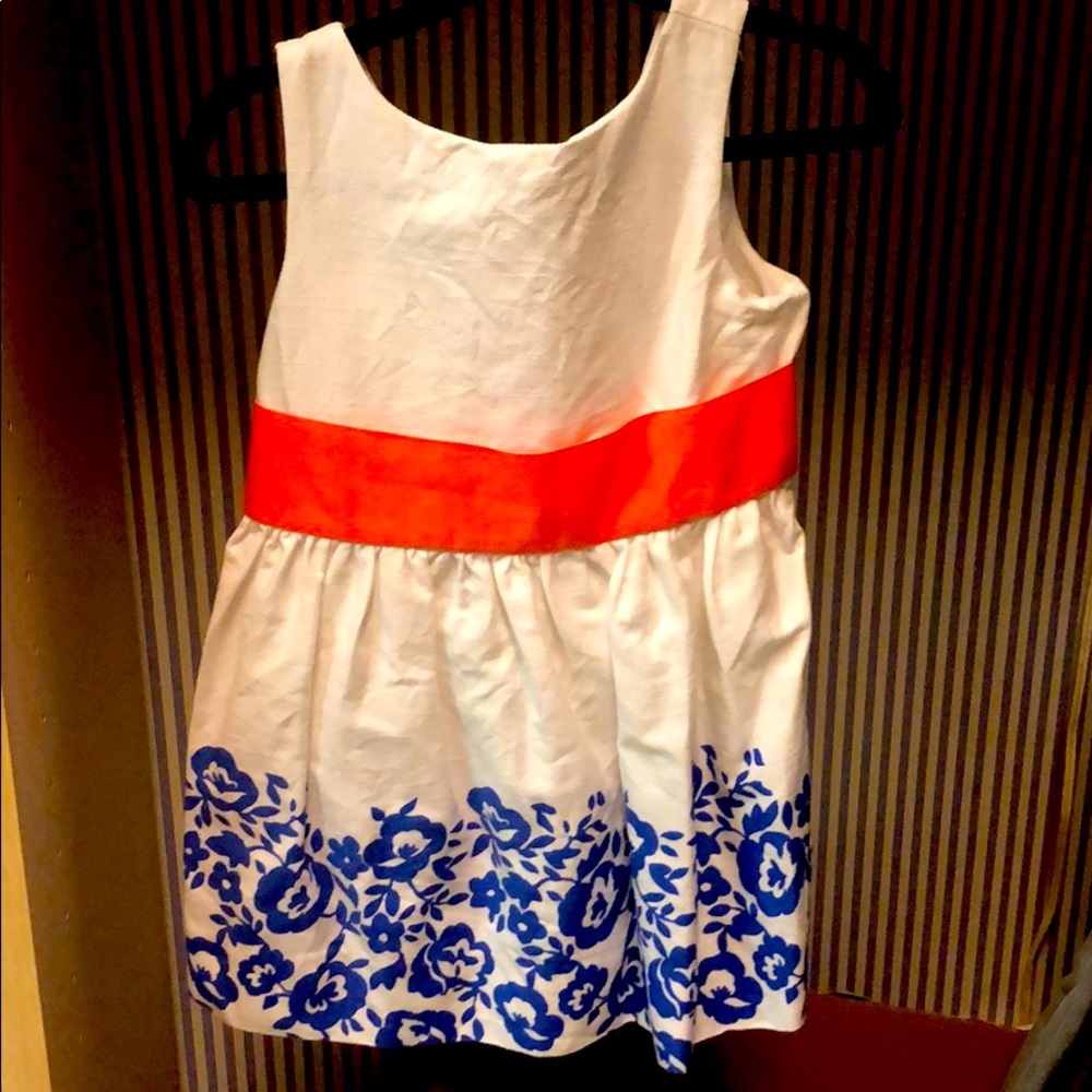 Floral Janie and Jack dress 12-18 months. Like new